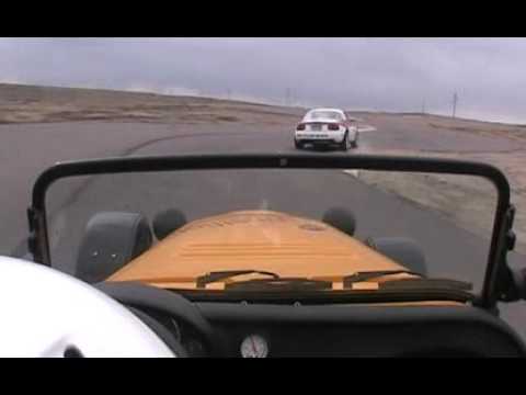 Flyin' Miata AFCO suspension versus berms