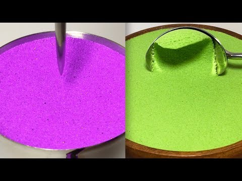 30 Minutes of Satisfying Sand and Mad Mattr Cutting Asmr Video