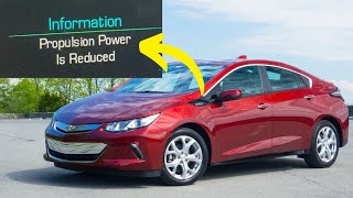 “Propulsion power reduced” warning in Chevrolet Volt – What’s wrong?