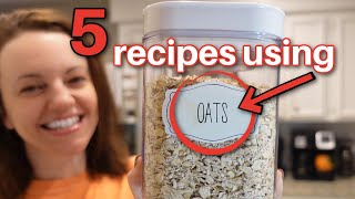 Got OATS?  Here's 5 new ways to use them!