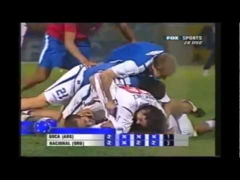 Nacional elimina a Boca de la Sudamericana 2006