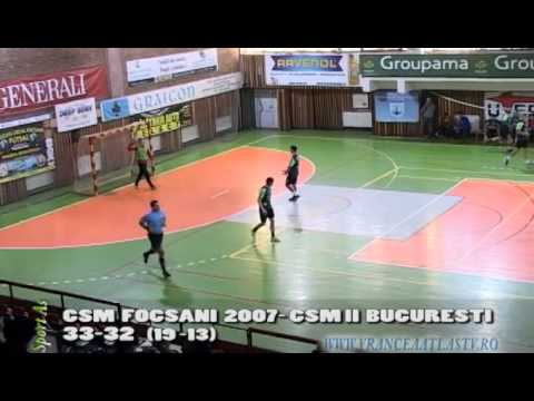 Handbal CSM Focsani 2007  - CSM II Bucuresti 33 - 32 (19-13)