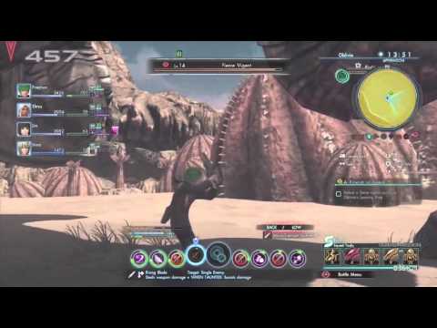 Xenoblade Chronicels X -Boss Battle (Fierce Vigent) Cutscene 76 Affinity Quest (Nintendo WiiU)