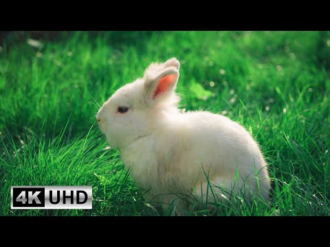 Bunny Therapy: Relaxing Piano Music and Sweet Rabbit Moments | 4K Videos