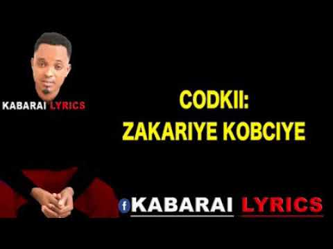 Hees Cusub  sakariye Kobciye Hadan Dhayal kaga Tagayo Dhipato uma maren