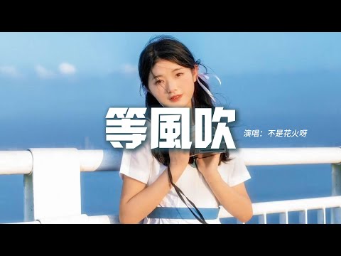 不是花火呀 - 等風吹『風一吹 你像顫抖蝴蝶，翩翩煽動了情節，風一吹 你就鋪墊世界，偏偏只剩下落葉。』【動態歌詞MV】