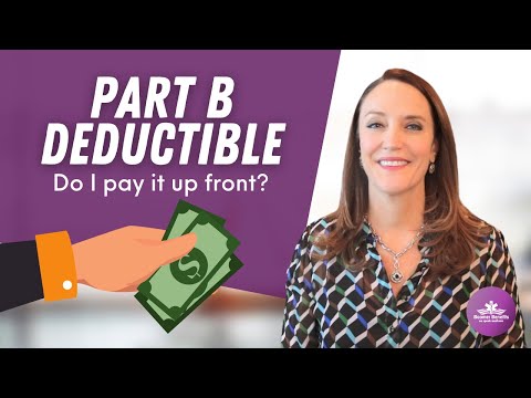 Part of a video titled How Do You Pay the Part B Deductible? - YouTube