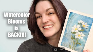 WE ARE BACK Watercolor Blooms!! Our first Watercolor floral for 2026!
