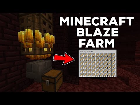 MİNECRAFT BLAZE FARM 'I YAPIMI ÇOK KOLAY !!! 1.15.2
