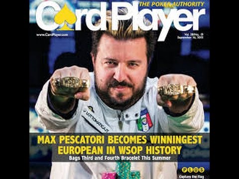 Max Pescatori Q&A, 4-time WSOP CHAMP & Italian poker legend!