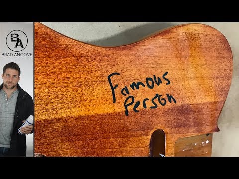 How to Protect Autographs on your Guitar or Pick Guard