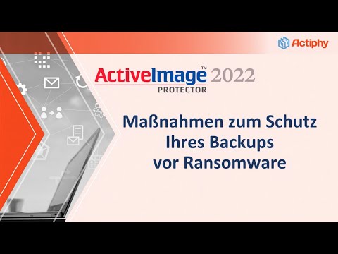 Maßnahmen zum Schutz Ihres Backups vor Ransomware