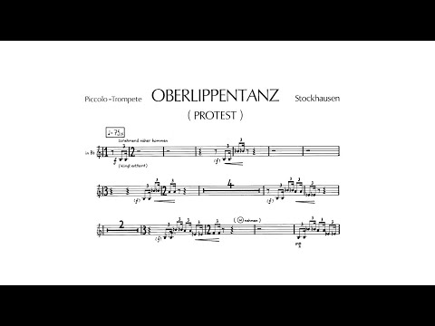 Karlheinz Stockhausen: Oberlippentanz (Markus Stockhausen, trumpet)