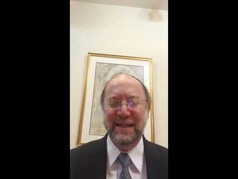 Rabbi Sampson's Pesach Greeting