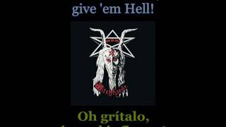 Witchfynde - Give 'Em Hell - Lyrics / Subtitulos en español (Nwobhm) Traducida