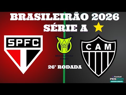 SÃO PAULO X ATLÉTICO-MG AO VIVO COM IMAGENS | BRASILEIRÃO SÉRIE A | ONDE ASSISTIR HOJE GAMEPLAY