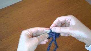 Tipuri de ochiuri în tricotaj - Ochiul pe dos