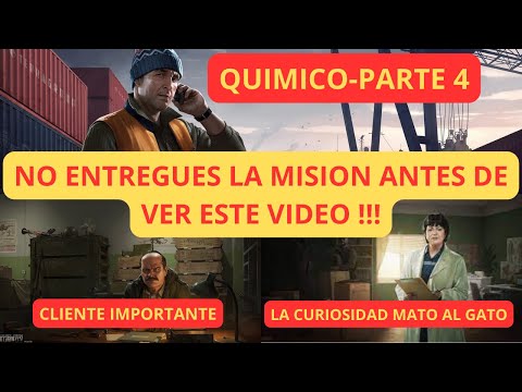 Chemical Part 4, Chemical Part 4. Tarcov. Don't turn in this quest before watching the video.