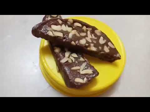 Cashew nuts Chocolate bar | Chocolate recipe | Charu ki Rasoi