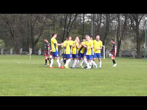 Iskra Dobroń - TMRF Widzew - gol na 1-0