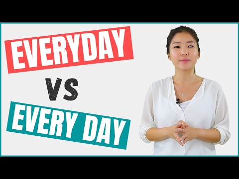 EVERY DAY vs EVERYDAY What is the Difference? Learn English Vocabulary