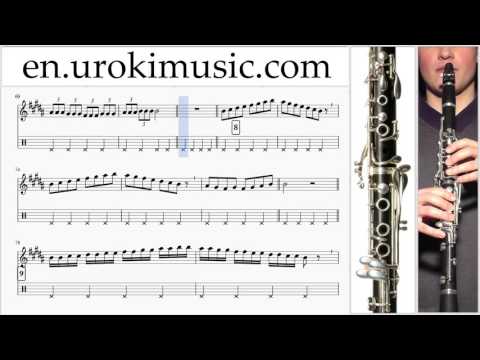 How to Play Clarinet Meghan Trainor All About That Bass Part#1 Melody School Learn Class Course Tuto