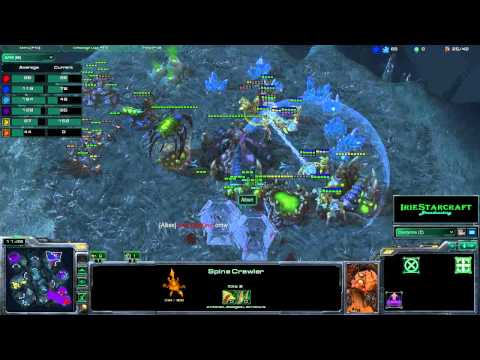 Starcraft 2 - 3v3: (Z)cruxYS, (Z)Albert, (Z)zaezrng vs. (Z)megumixbear, (P)Sorcery, (P)NrGsteve
