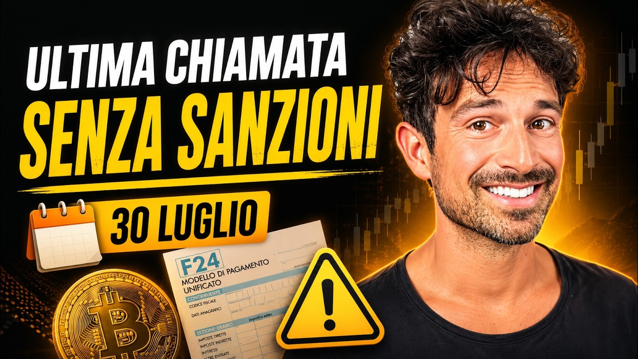 TASSE CRYPTO: GUARDA QUESTO VIDEO PRIMA DEL 30 LUGLIO (IMPORTANTE!)