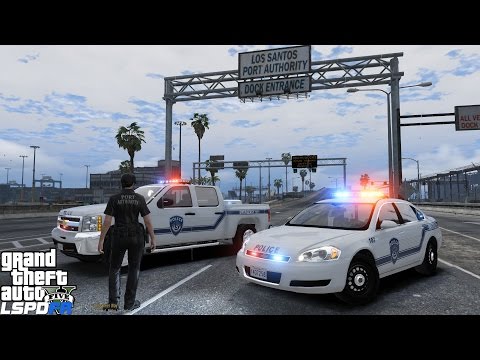 GTA 5 LSPDFR Police Mod 226 | Los Santos Port Authority Police | Airport, Bridge & Sea Port Patrol