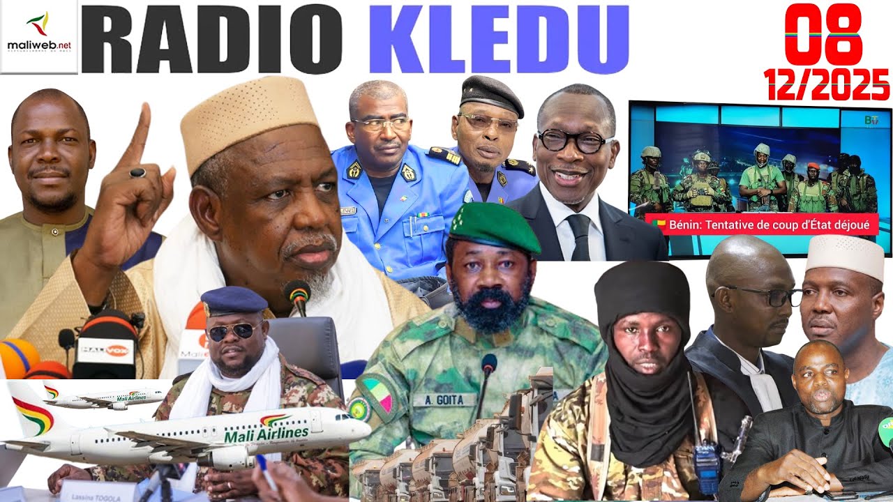 La Revue de Presse de la RADIO KLEDU du 08 décembre 2025