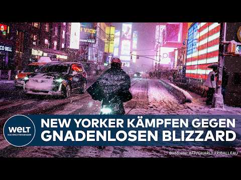 Video Thumbnail: NEW YORK: Blizzard begräbt Big Apple unter Schneedecke! Mamdami greift zu drastischen Maßnahmen
