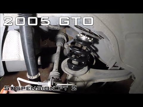 2005 GTO suspension pt 2 rear \"coilovers\"