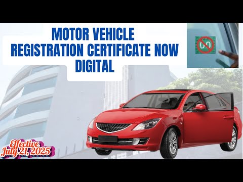 Jamaica Goes Fully Digital: New Vehicle Registration & Fitness Certificate Law as at July 21, 2025