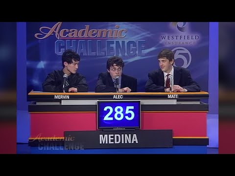 Jeopardy champ Matt Amodio appeared on Academic Challenge in 2009