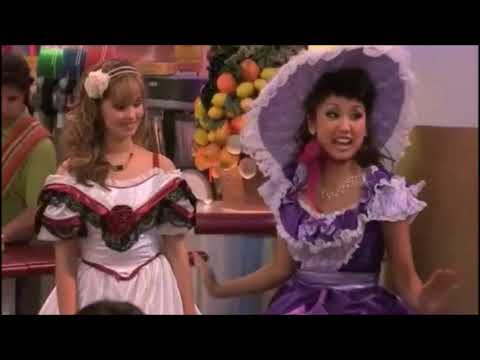 Brenda Song sitting down in a hoopskirt - The Suite Life on Deck (S03 Ep11, 2010)