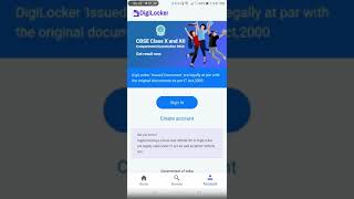 How to open Digi locker account on Mobile by CBSE Students. Simple steps and simple language.