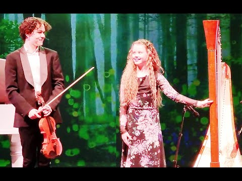 F. Liszt - Liebestraum   - performs Eduard Kollert (violin), Zarina Zaradna - harp (11 years)