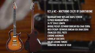 Video thumbnail for GC1.6 NC - Nocturno Culto of Darkthrone Signature Model by Solar Guitars