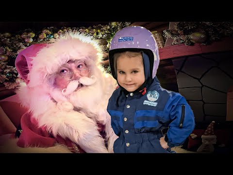 IMANI MEETS SANTA CLAUS 🎅🏻 | Nader Louisa