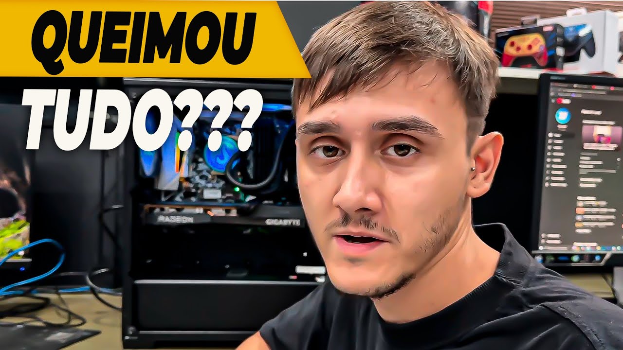 Olha como fizeram a MONTAGEM DO PC GAMER