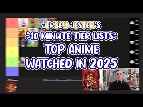 10 Min Tier Lists: 2025 in Anime