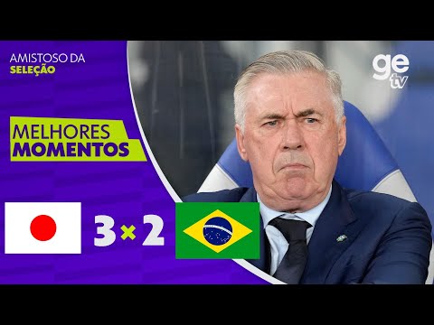 Gols e lances de Japão x Brasil