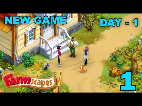 Farmscapes Story Walkthrough Gameplay - Day 1 - Part 1