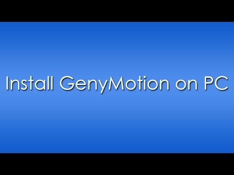 comment installer genymotion