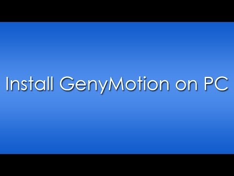 comment installer genymotion