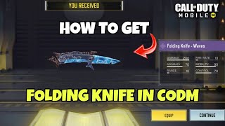 How to get Folding Knife in COD Mobile!