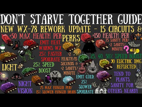 WX-78 Rework Circuit Perks, Bio Data & More - Don't Starve Together Guide [BETA]