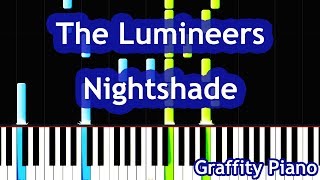 The Lumineers - Nightshade (For The Throne) Game of Thrones OST Piano Tutorial