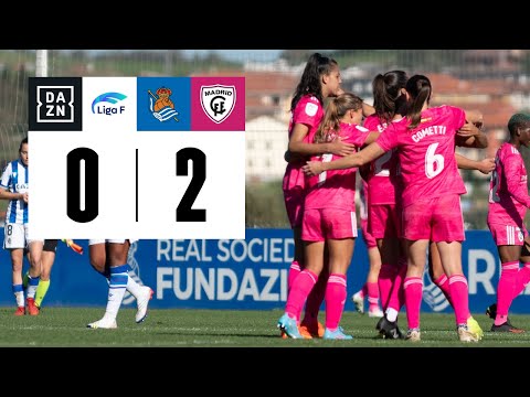 Real Sociedad vs Madrid CFF (0-2)  | Resumen y goles | Highlights Liga F