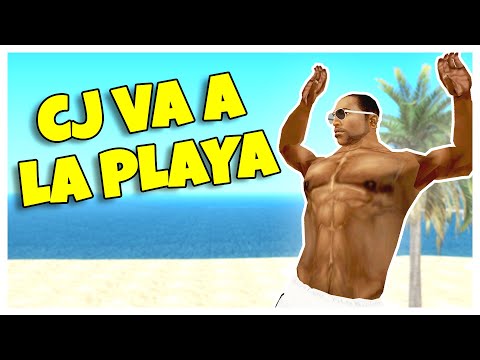 GTA San Andreas Talking - CJ goes to the Beach